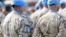 Slávnostný nástup vojakov OSN