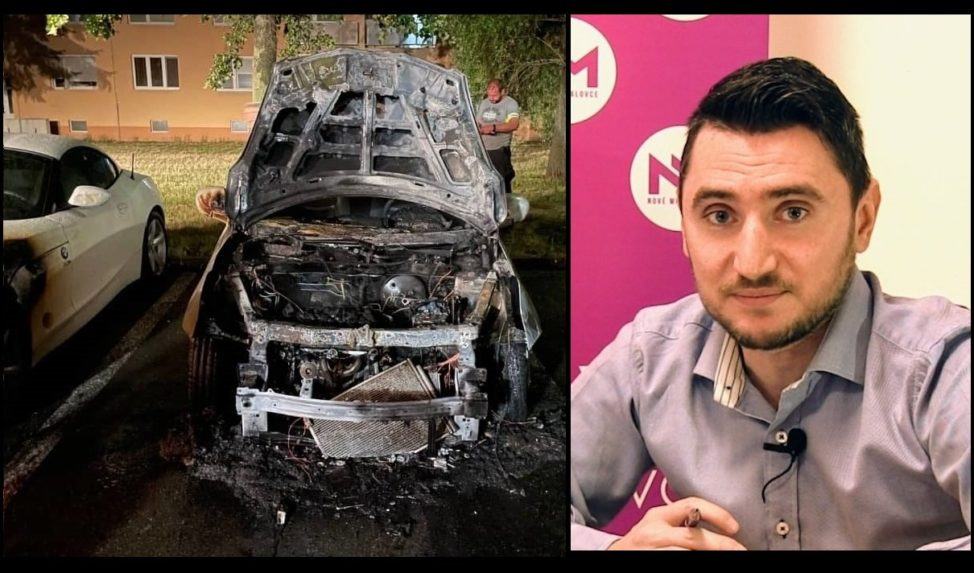 Kandidátovi na primátora Michaloviec zhorelo auto. Ide asi o podpaľačstvo