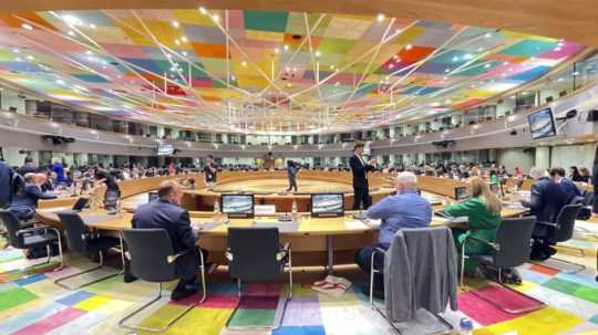 Na snímke rokovanie Rady EÚ pre dopravu, telekomunikácie a energetiku v Bruseli.