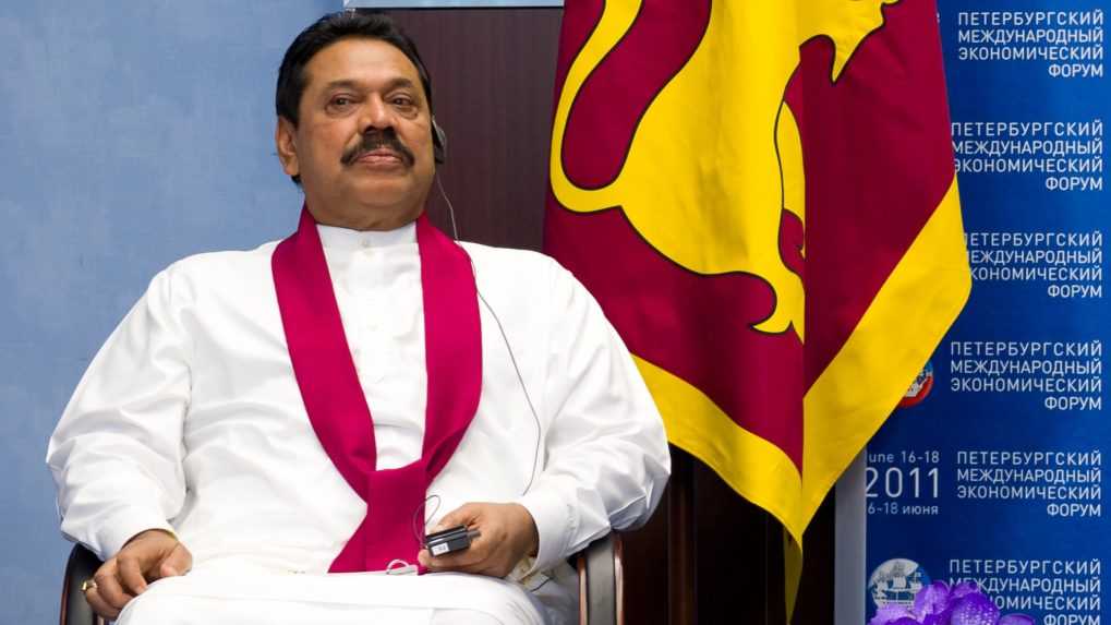 Bývalý premiér Mahinda Radžapaksa.