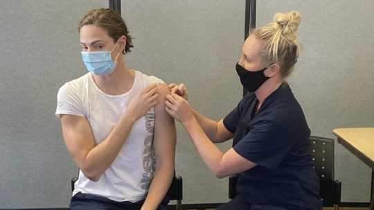 Očkovanie proti covidu v Austrálii.