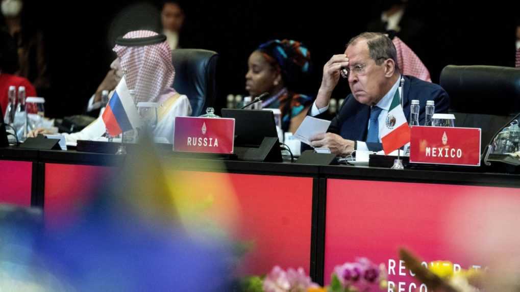 Lavrov predčasne opustí schôdzku šéfov diplomacií G20