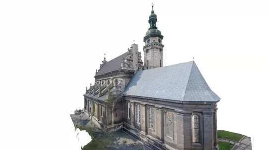 Model kostola v Ľvove.