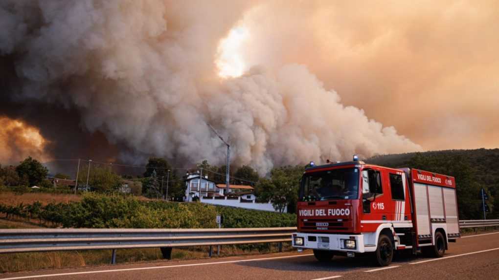 V Slovinsku evakuovali 15 dedín pre požiar v zalesnenej oblasti