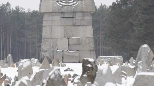Na snímke pamätník v Treblinke.