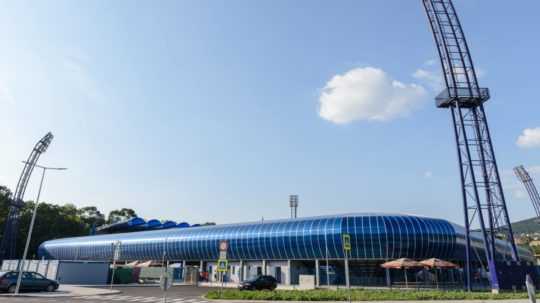 Futbalový štadión v Nitre.