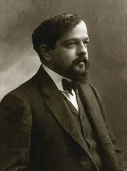 Na fotografii francúzsky hudobný skladateľ Claude Debussy.