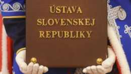 Na snímke Ústava Slovenskej republiky.