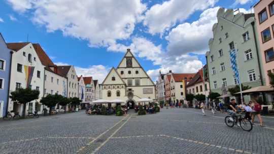 Bavorské mesto Weiden.