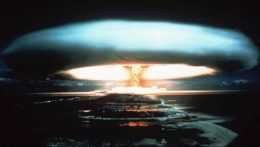 Ilustračná snímka-atómový výbuch.