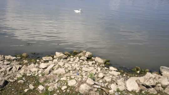 Na ilustračnej fotografii suchý breh Dunaja.
