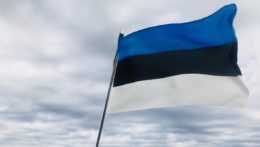 Estónska vlajka.