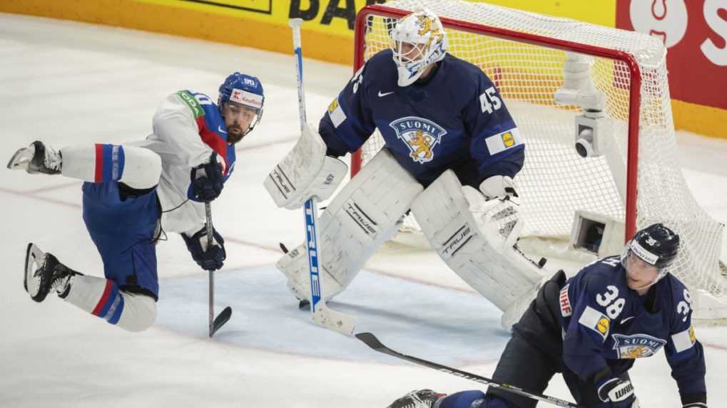 Slovenskí hokejisti prehrali vo svojom poslednom zápase s Fínskom