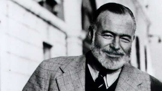 Ilustračná snímka-Ernest Hemingway.