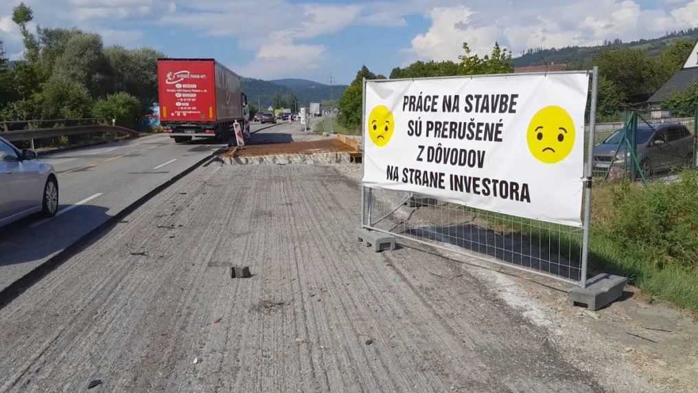 Na Kysuciach zastavili rekonštrukciu mosta