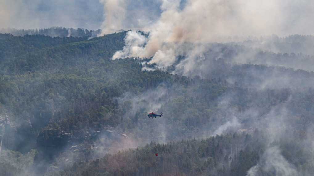 Lesné požiare v Českom a Saskom Švajčiarsku stále nie sú pod kontrolou