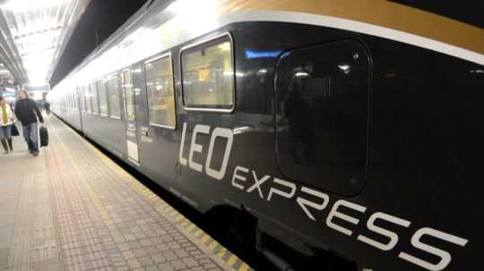Ilustračná snímka-vlak spoločnosti Leo Express.