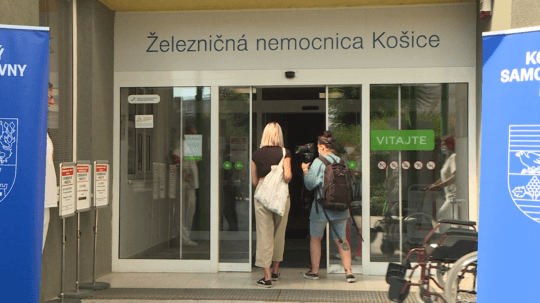 Vstup do Železničnej nemocnice Košice