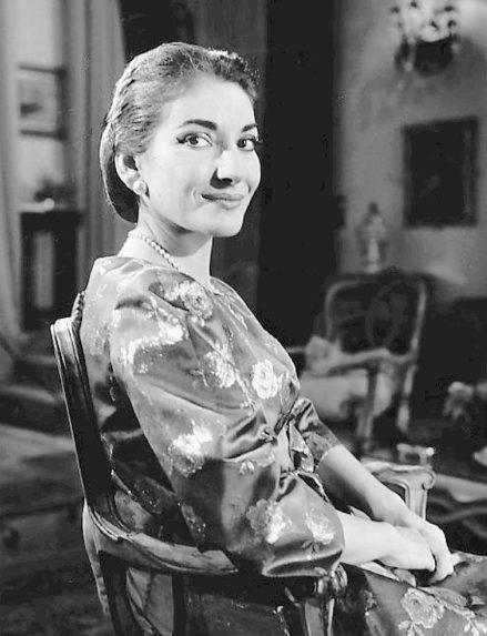 Na snímke operná umelkyňa Maria Callasová.