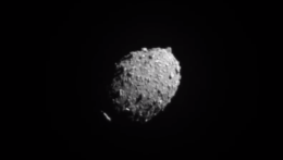 Na snímke asteroid Dimorphos.