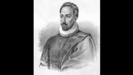 Španielsky spisovateľ a dramatik Miguel de Cervantes, autor svetoznámeho románu Dômyselný rytier Don Quijote de la Mancha.