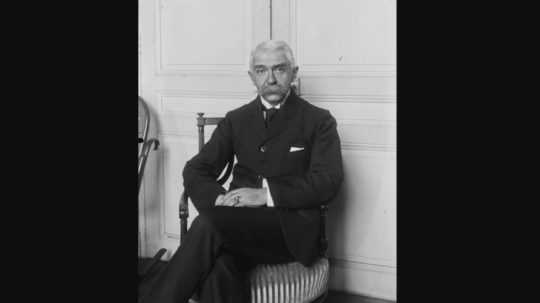 Na snímke zakladateľ novovekých olympijských hier Pierre de Coubertin.
