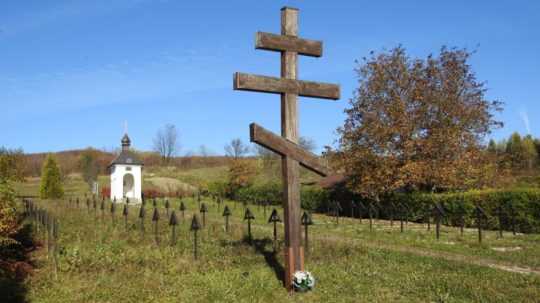 Na archívnej snímke je cintorín padlých ruských vojakov v prvej svetovej vojne v obci Ladomirová v okrese Svidník.