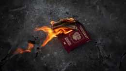 ruský pas v ohni