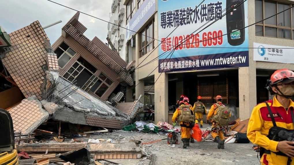 Taiwan zasiahlo zemetrasenie, úrady hlásia 146 zranených