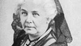 Na snímke americká vodkyňa hnutia za práva žien, Elizabeth Cady Stantonová.