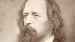 Na snímke je básnik Alfred Tennyson.