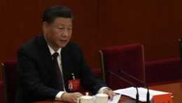 Čínsky prezident a líder Komunistickej strany Si Ťin-pching.