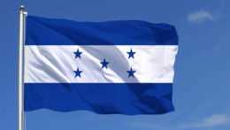 Na snímke vlajka Hondurasu.
