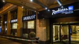 Vykradnuté klenotníctvo v hoteli Radisson Blu Carlton v Bratislave.