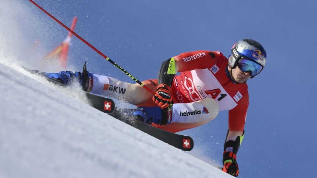 Po prvom kole obrovského slalomu vedie Švajčiar Odermatt