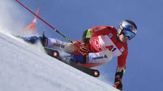 Švajčiarsky lyžiar Marco Odermatt.