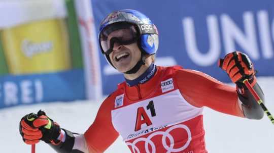 Švajčiarsky lyžiar Marco Odermatt.