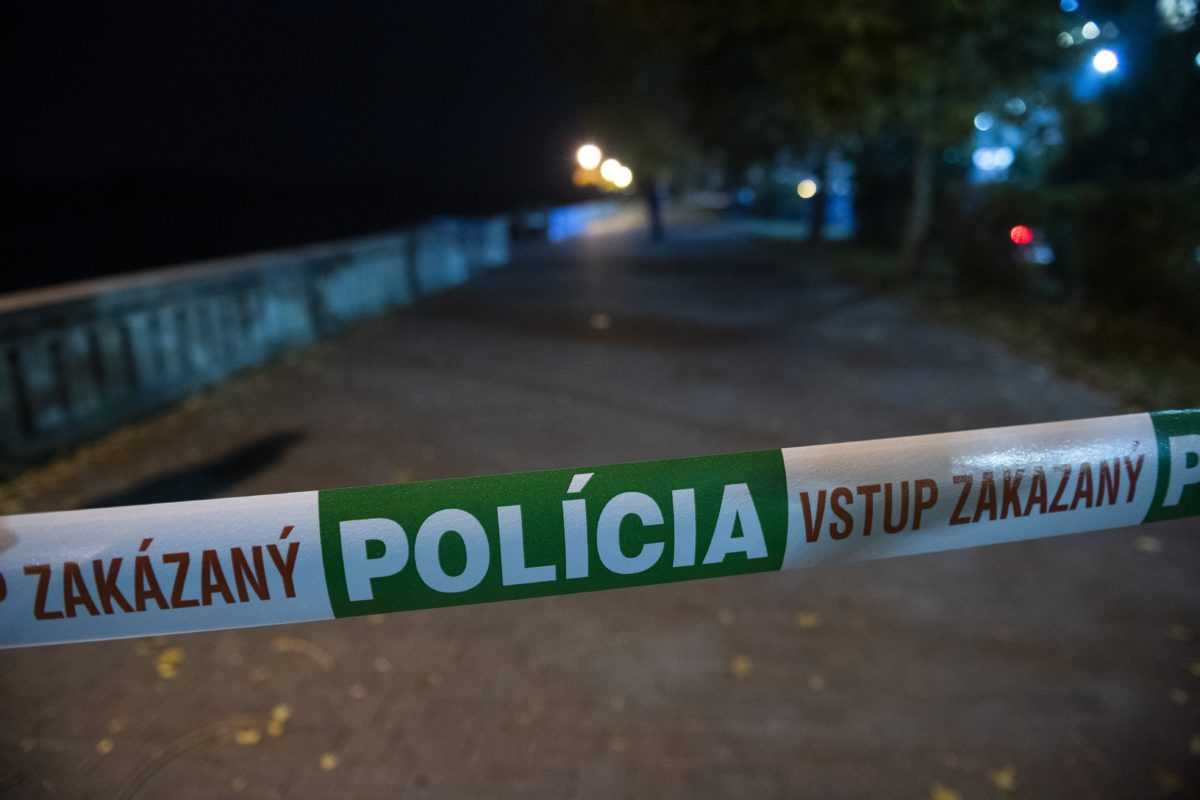 PolicajnÃƒÂ¡ pÃƒÂ¡ska na nÃƒÂ¡breÃ…Â¾ÃƒÂ­ Dunaja po streÃ„Â¾be na ZÃƒÂ¡mockej ulici v Bratislave.