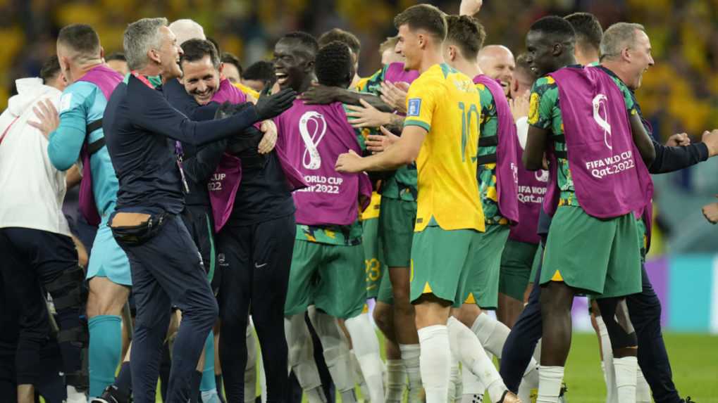 MS vo futbale 2022: Austrálčania porazili Dánov, rozhodol Leckie
