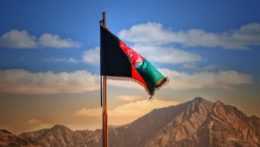 Na ilustračnej snímke vlajka Afganistanu.