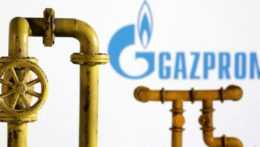 logo Gazpromu a plynovod