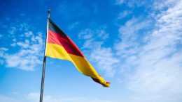 Na ilustračnej snímke nemecká vlajka.