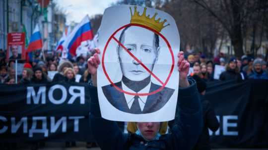 protest proti Putinovi