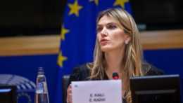 Grécka politička a bývalá podpredsedníčka Európskeho parlamentu Eva Kailiová.
