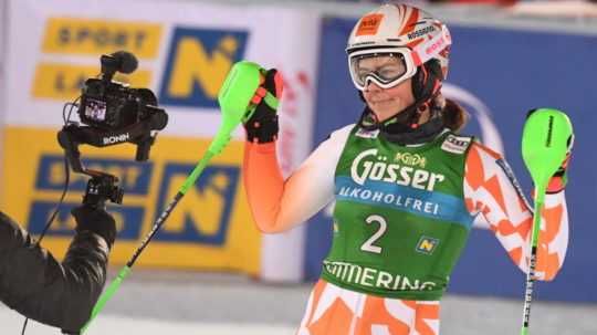 Na snímke slovenská lyžiarka Petra Vlhová.