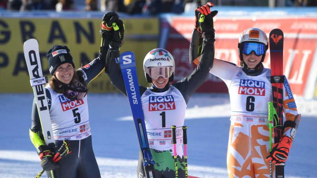 Petra Vlhová skončila v obrovskom slalome tretia