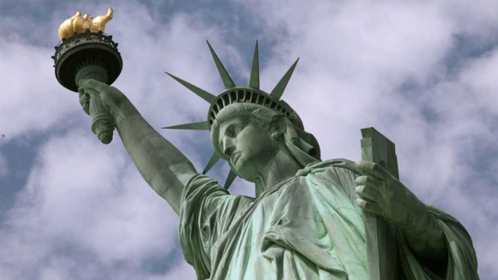Na snímke Socha slobody v New Yorku.