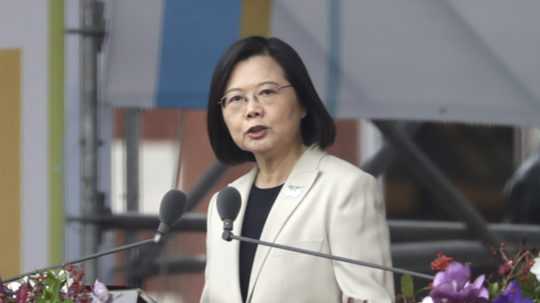 Taiwanská prezidentka Cchaj Jing-wen.