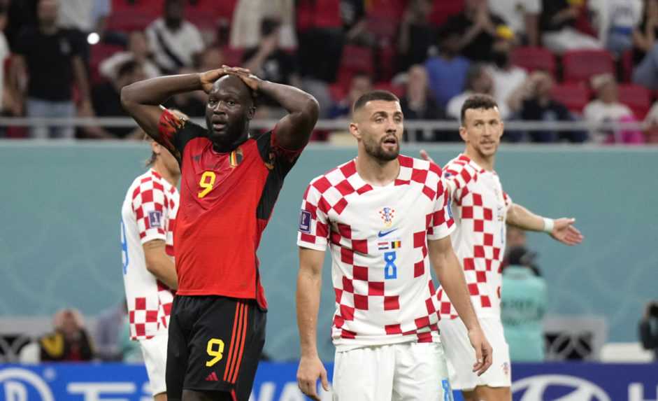 MS vo futbale 2022: Jeden z favoritov končí, Belgičanom remíza s Chorvátmi nestačila