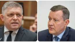 Predseda Smeru-SD Robert Fico (vľavo) a špeciálny prokurátor Daniel Lipšic.